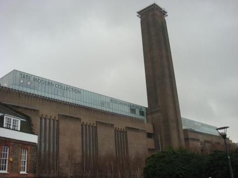 Outside of the Tate